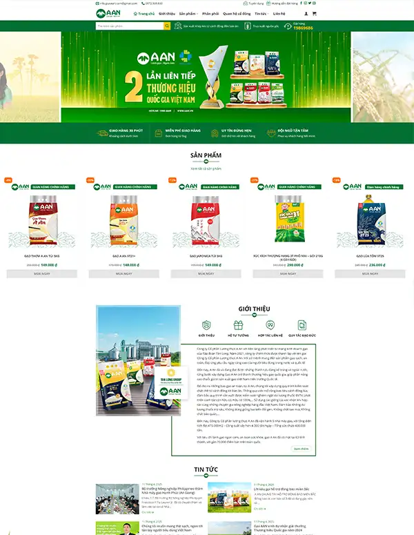 Mẫu-web-công-ty-bán-gạo